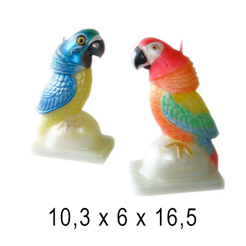 Животные свечи Попугай 10,3*6*16,5 см 